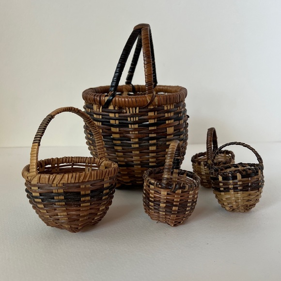 Vintage Accents Vintage Miniature Basket Set Poshmark